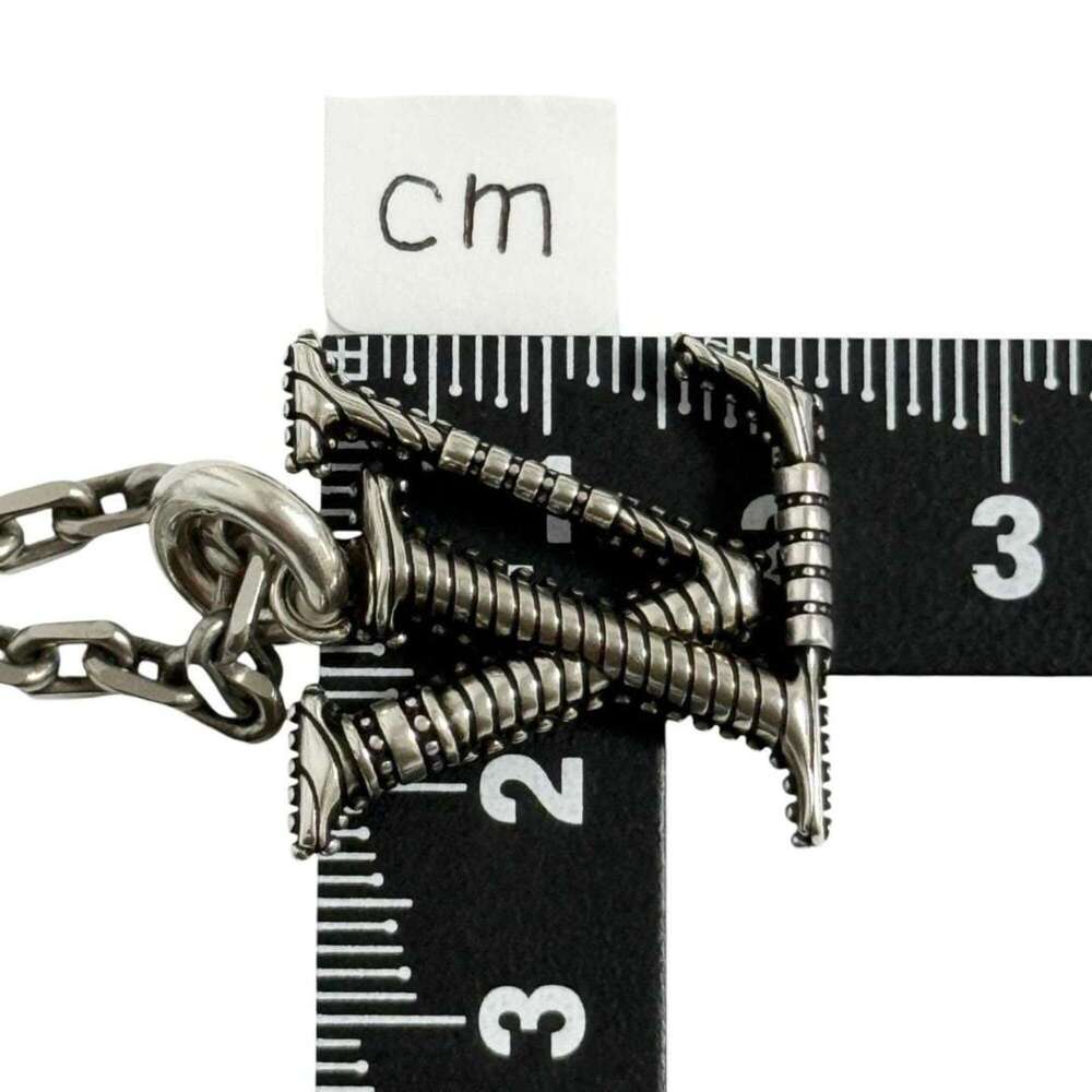 LOUIS VUITTON Silver Necklace - Picture 8 of 10